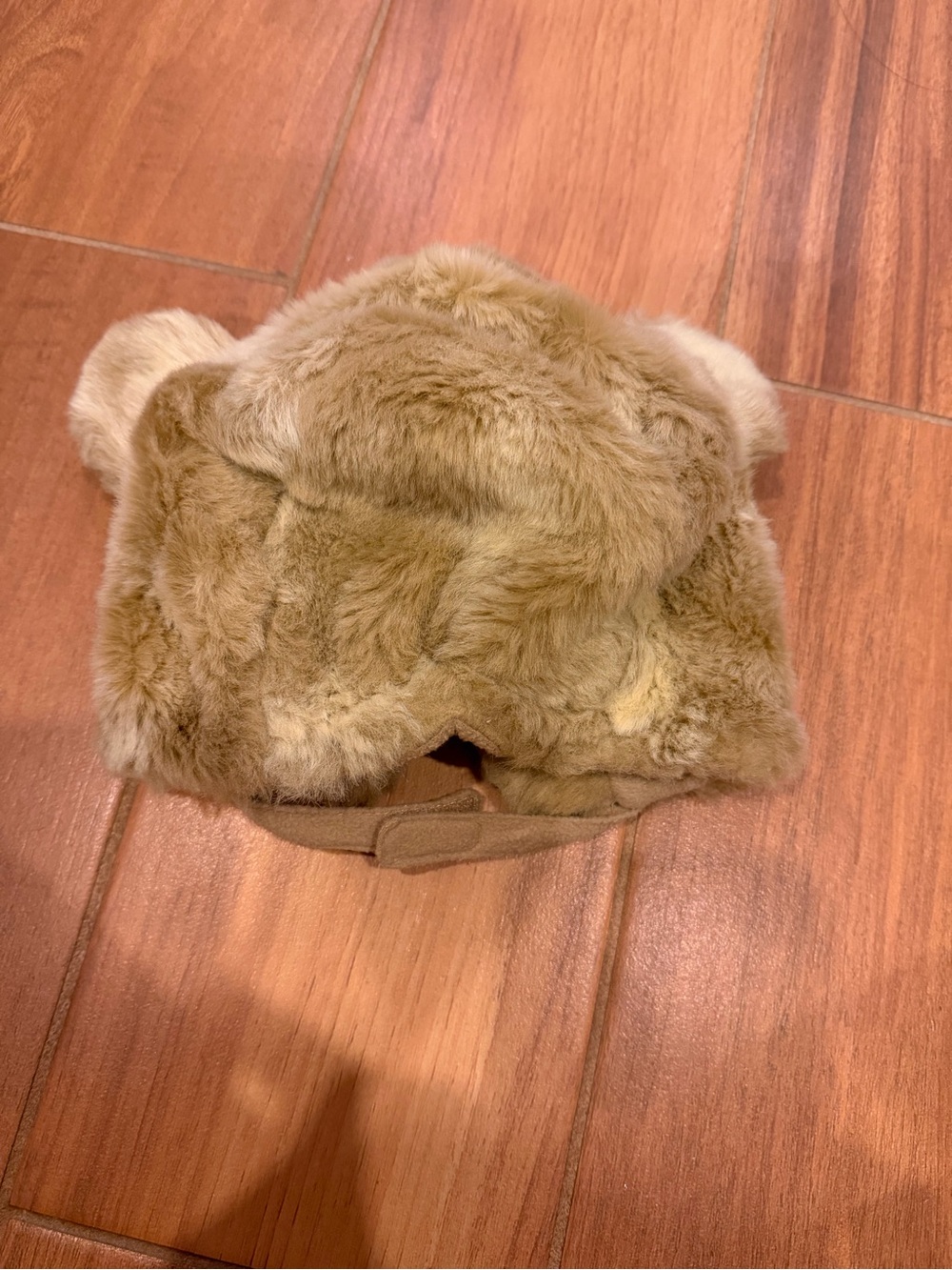 Baby Gap Newborn Faux Fur Trapper Hat with Bear Ears Size 3-6 Months